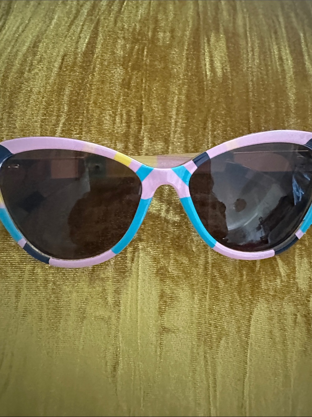 PRIVÉ REVAUX Pink Multicolor Oval Women's Sunglasses The Timeless Collection - Picture 3 of 10
